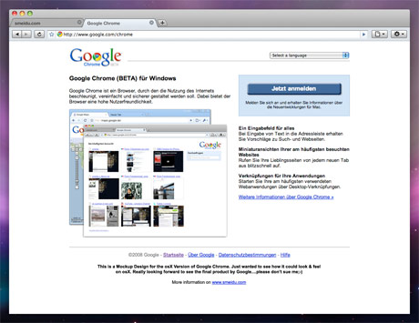 google chrome for mac 2008